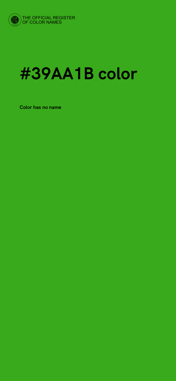 #39AA1B color image
