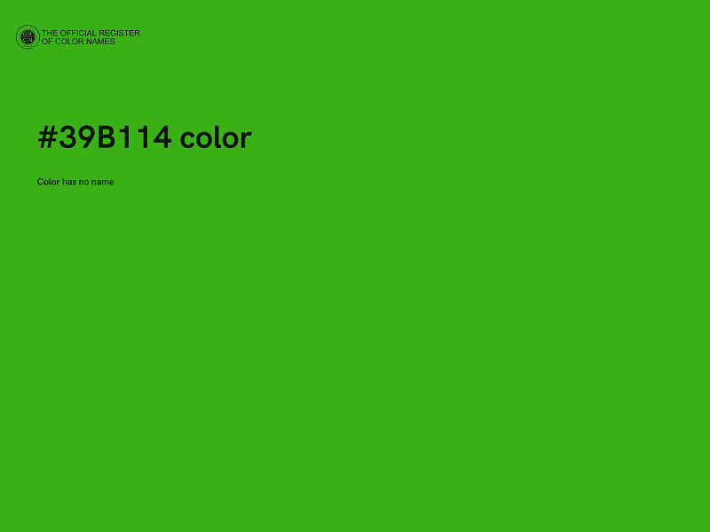 #39B114 color image