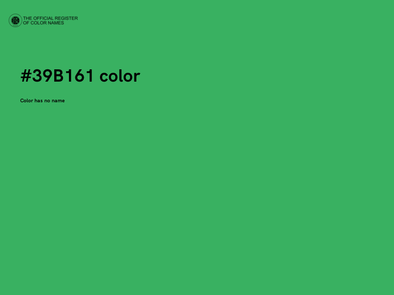 #39B161 color image