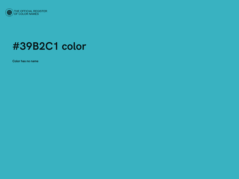 #39B2C1 color image