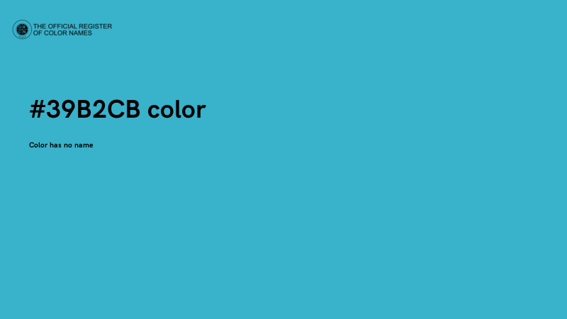 #39B2CB color image
