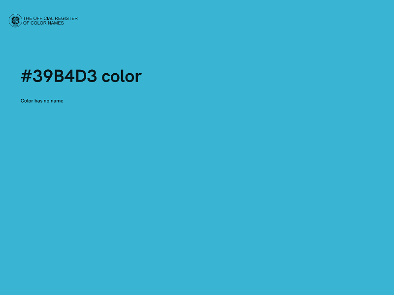 #39B4D3 color image