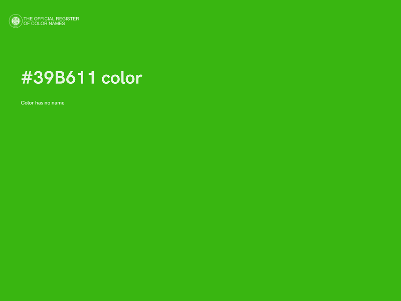 #39B611 color image