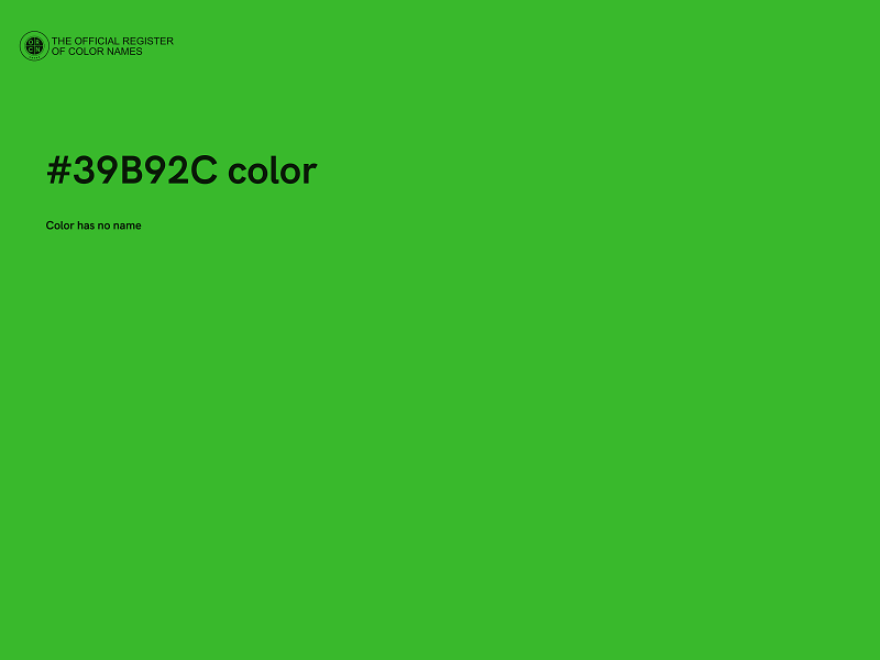 #39B92C color image
