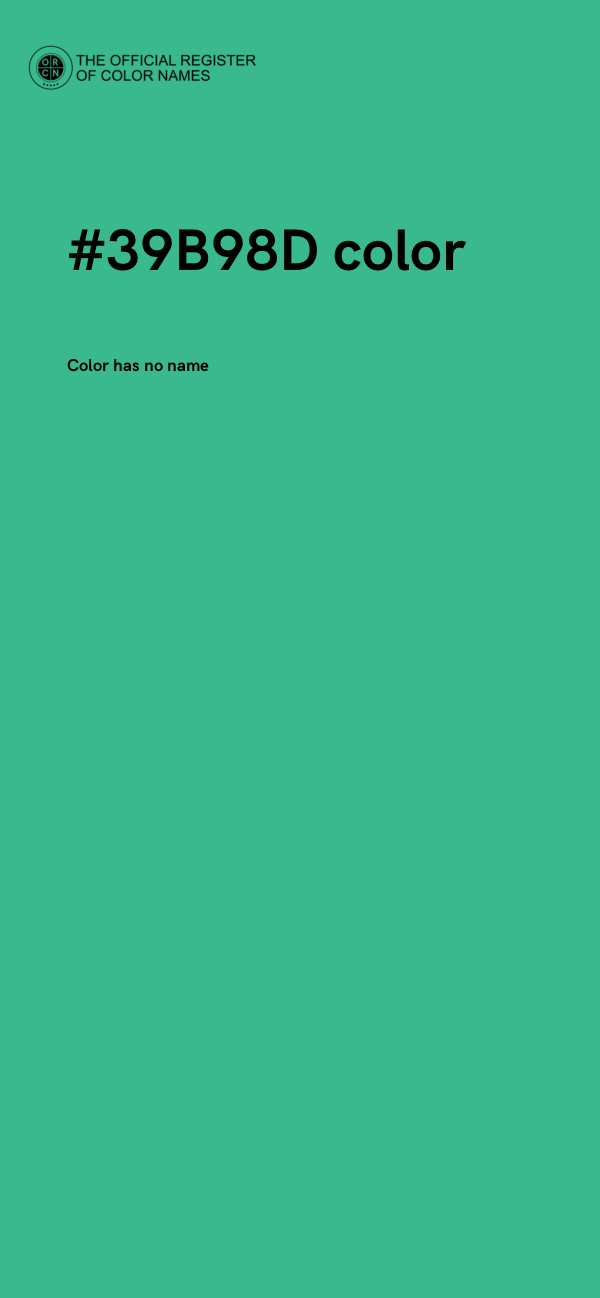 #39B98D color image