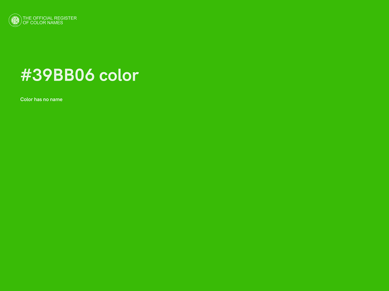 #39BB06 color image