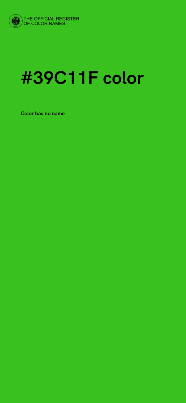 #39C11F color image
