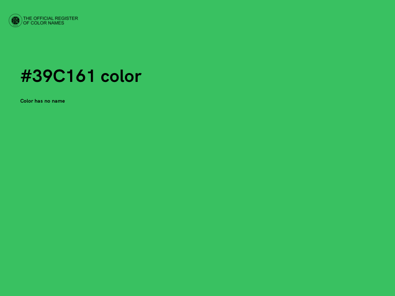 #39C161 color image