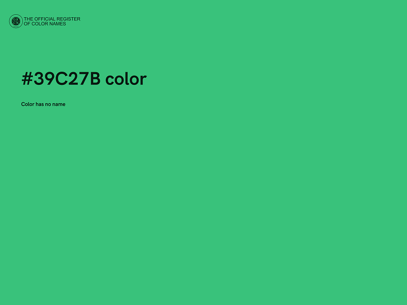 #39C27B color image