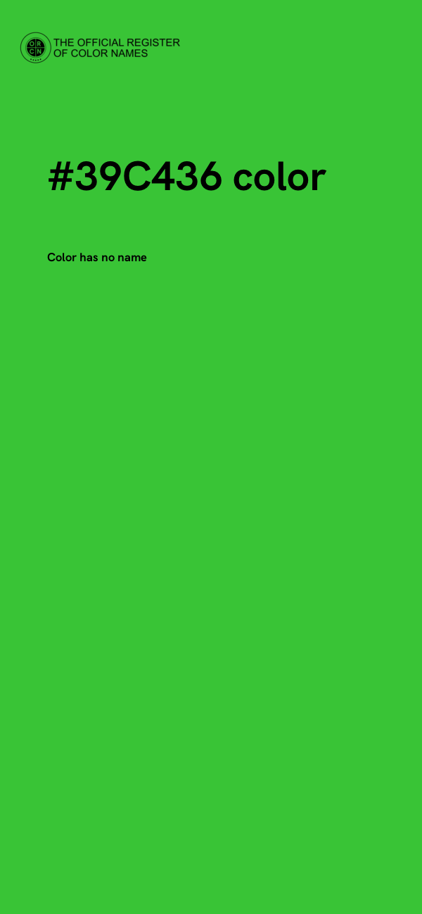 #39C436 color image