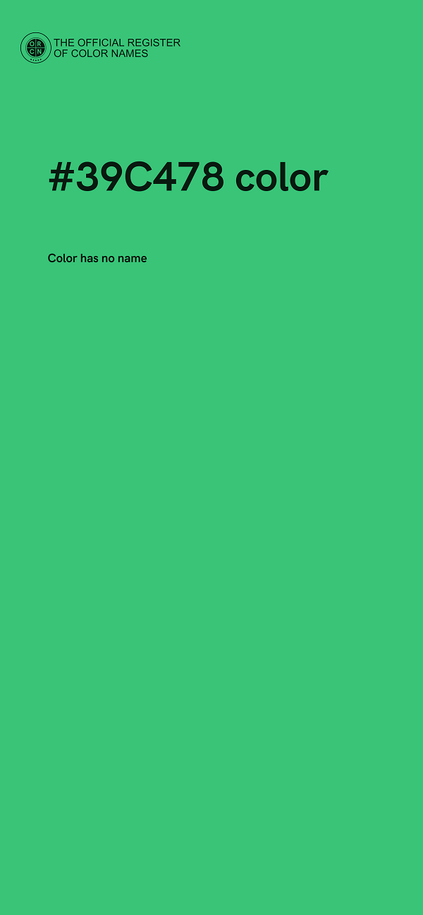 #39C478 color image