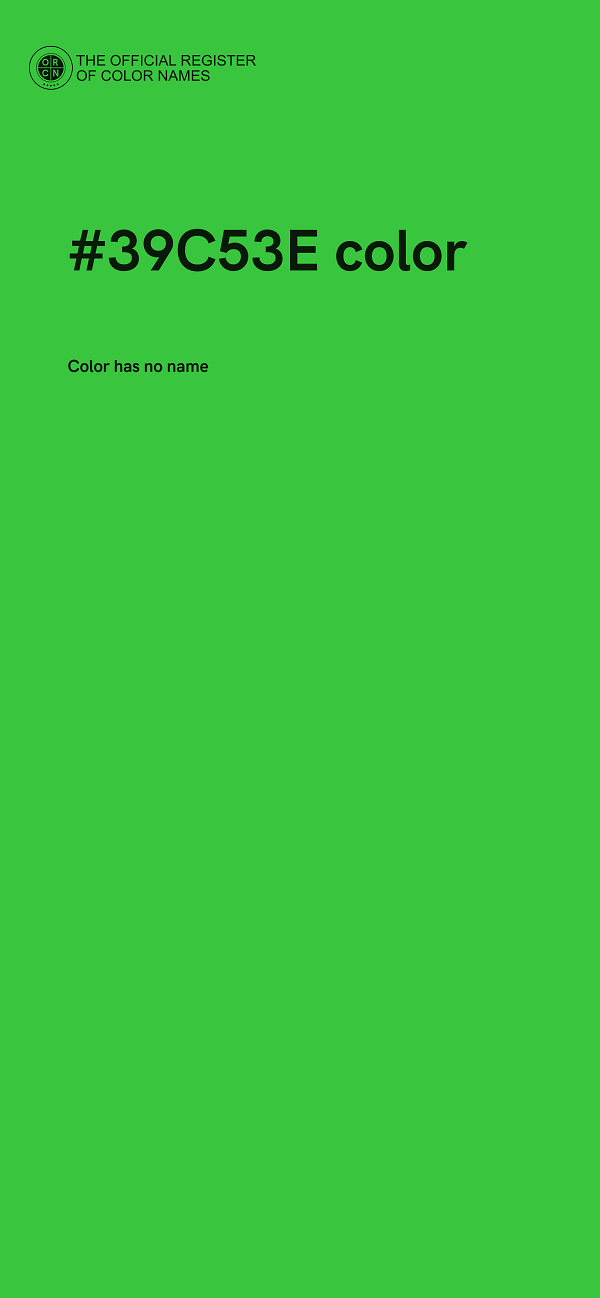#39C53E color image