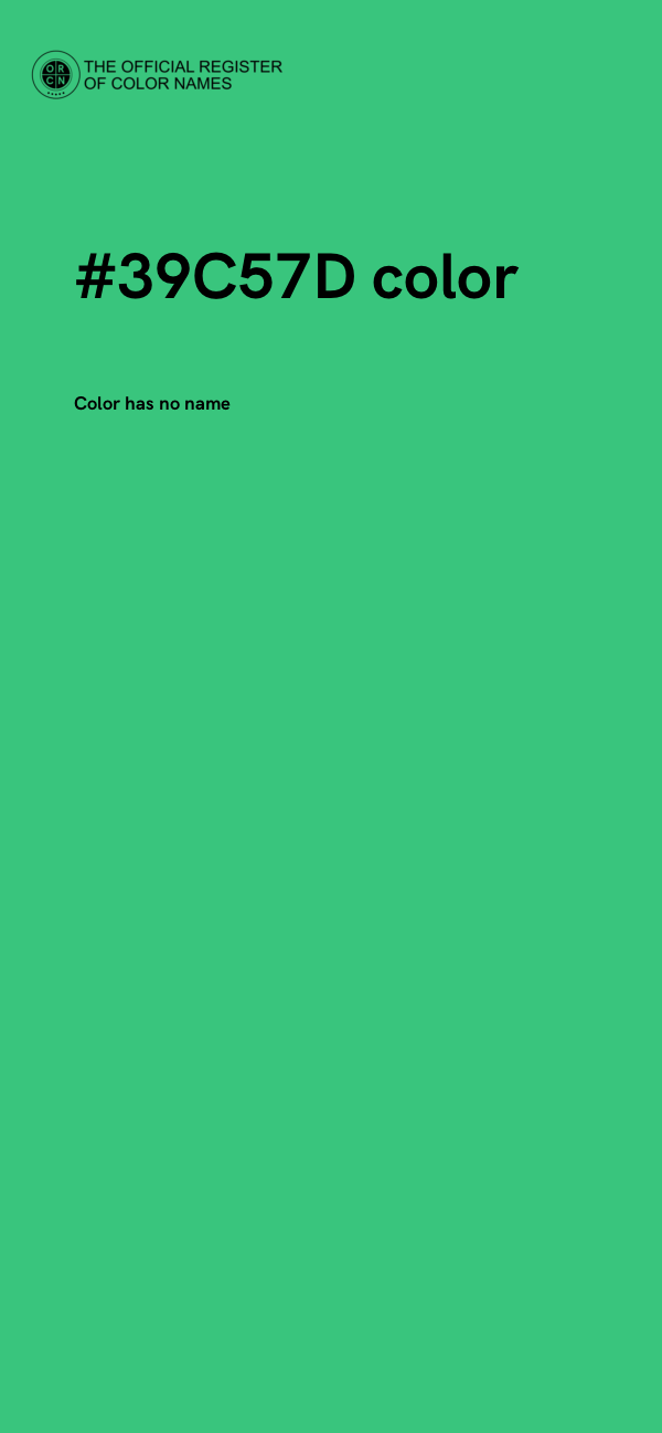 #39C57D color image