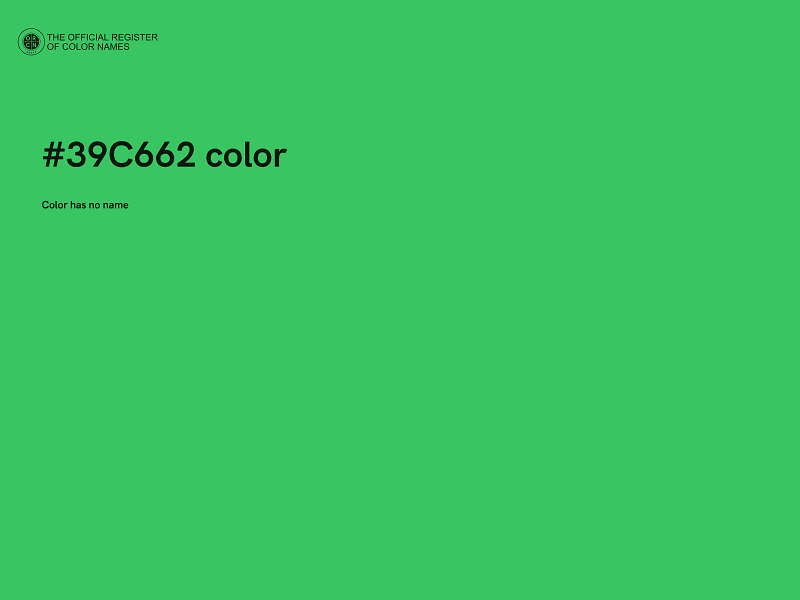 #39C662 color image