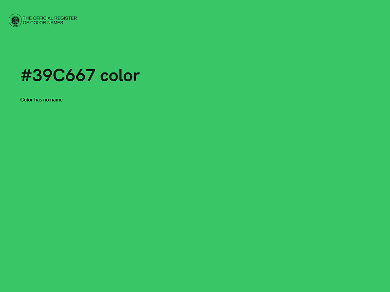 #39C667 color image