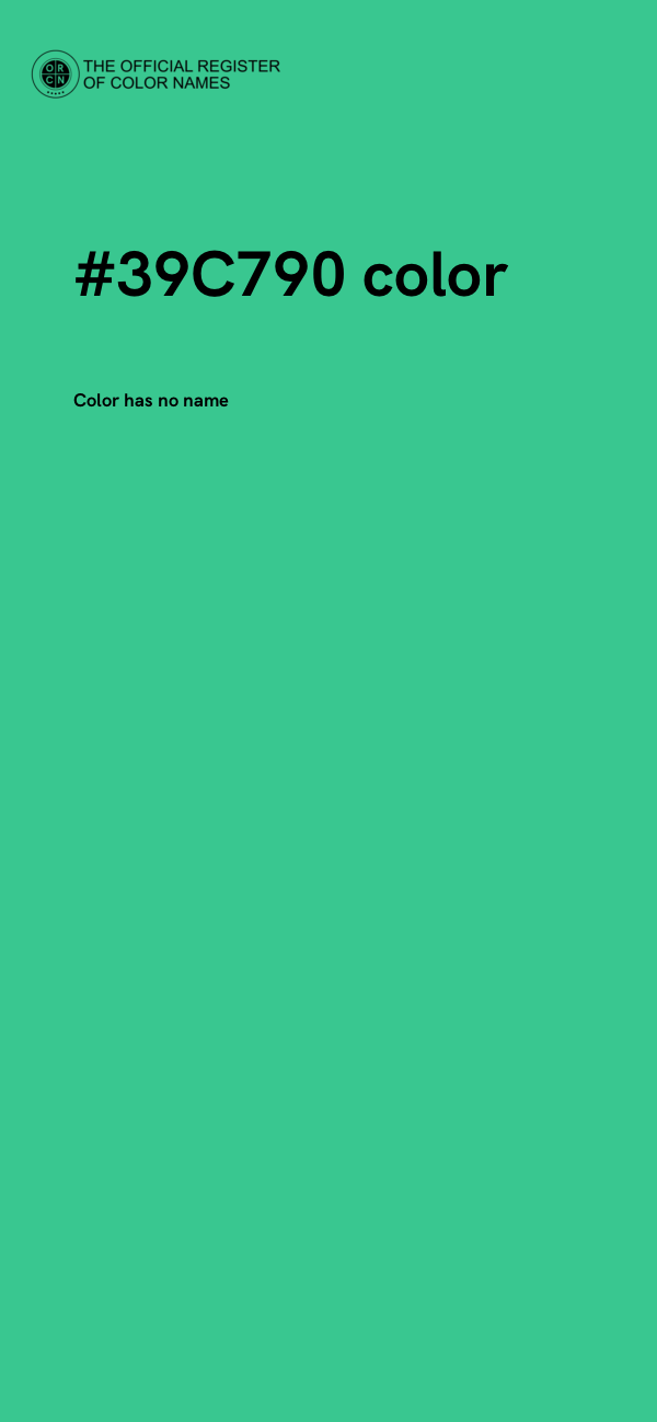 #39C790 color image