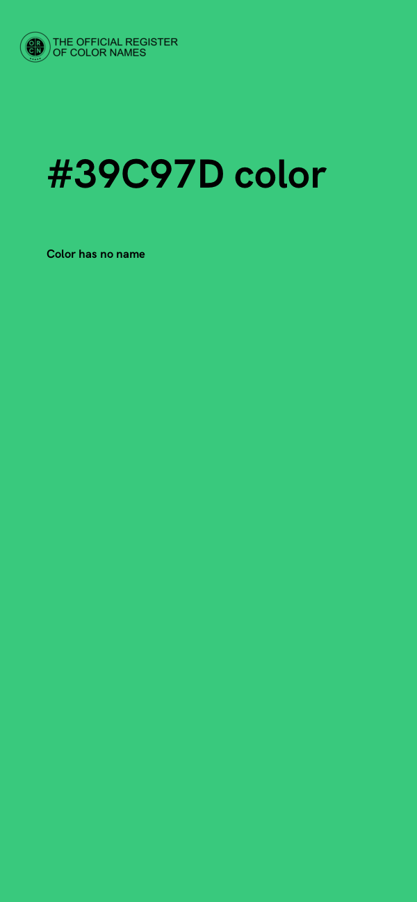 #39C97D color image