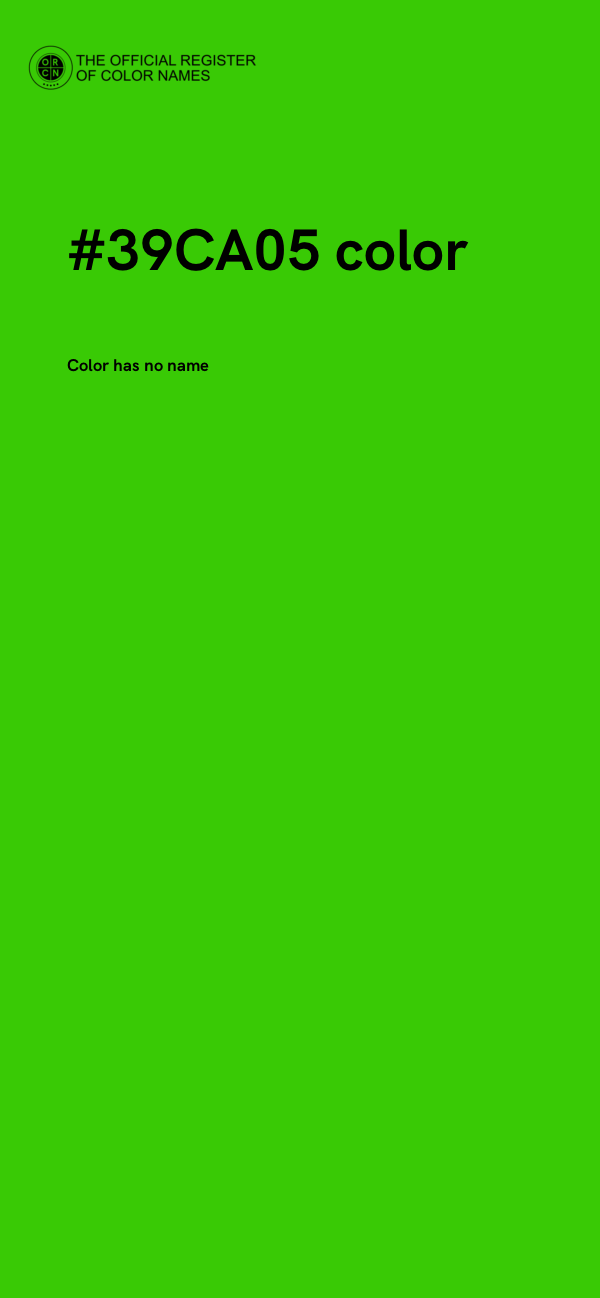 #39CA05 color image