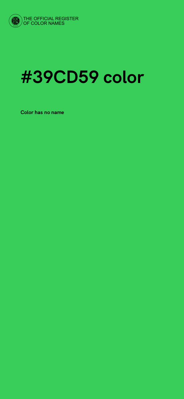#39CD59 color image