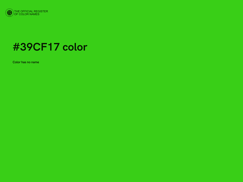#39CF17 color image