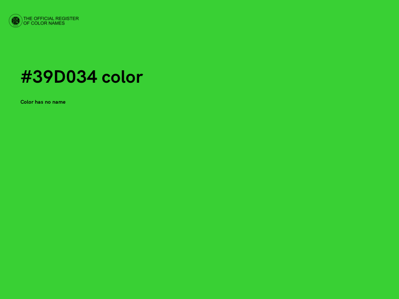 #39D034 color image
