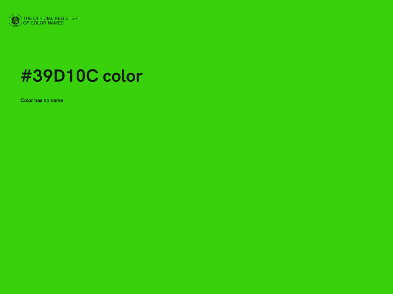 #39D10C color image