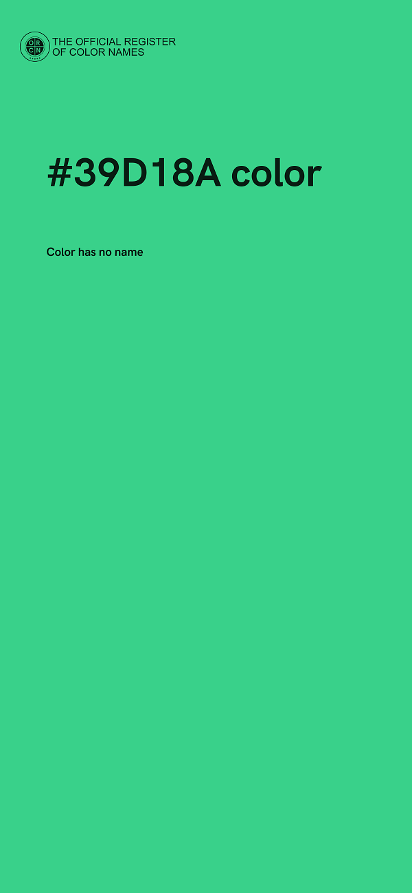 #39D18A color image