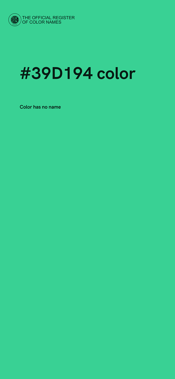 #39D194 color image
