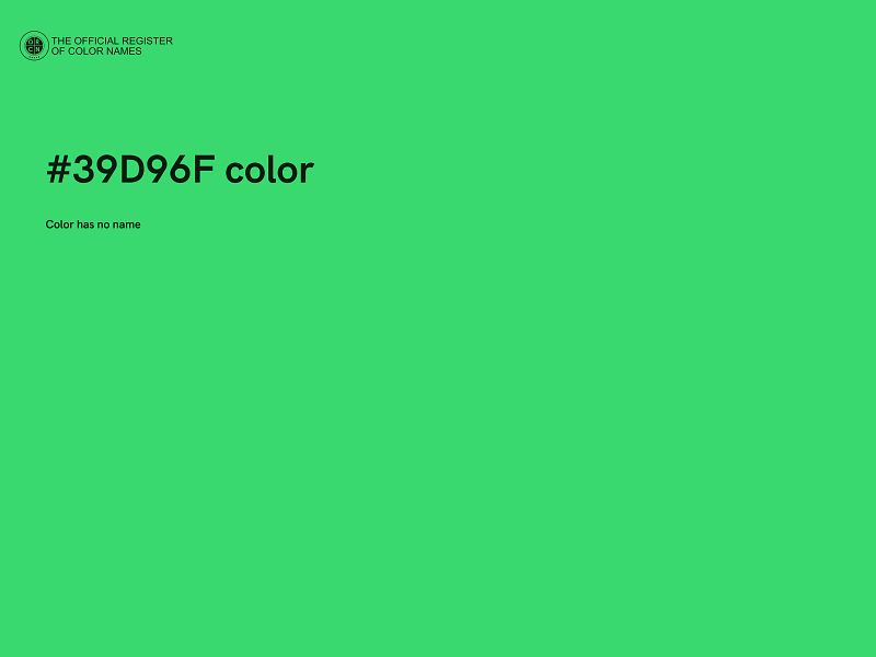 #39D96F color image