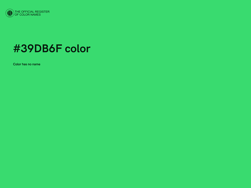 #39DB6F color image