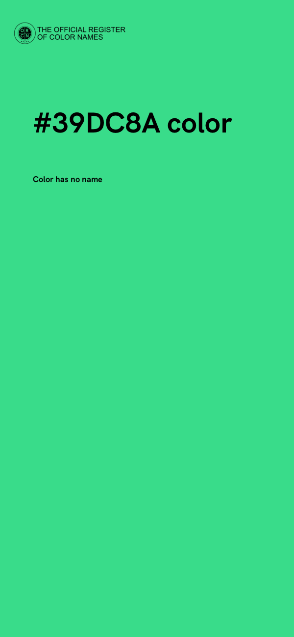 #39DC8A color image