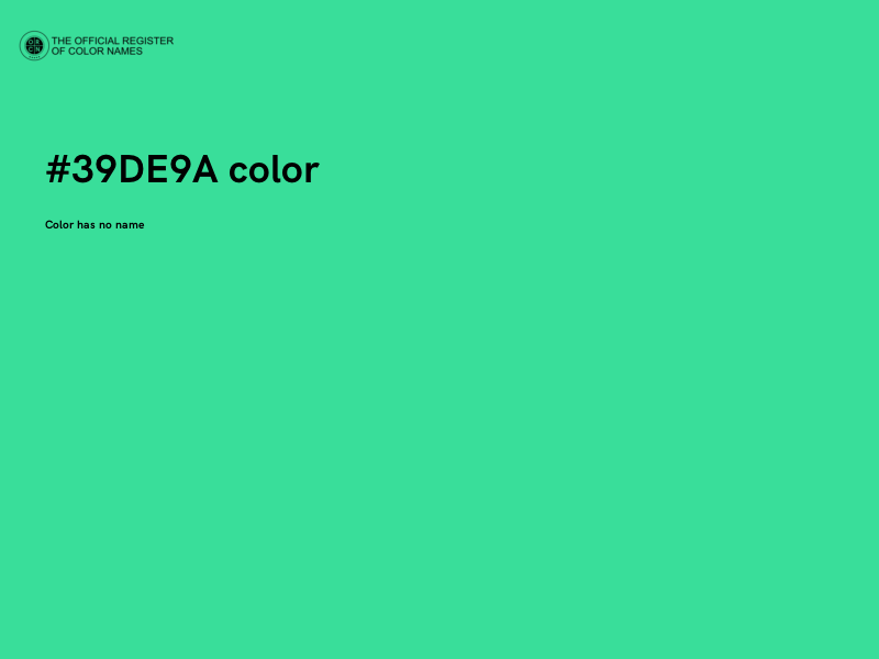#39DE9A color image