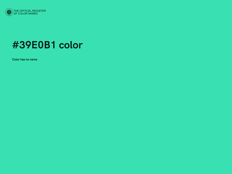#39E0B1 color image