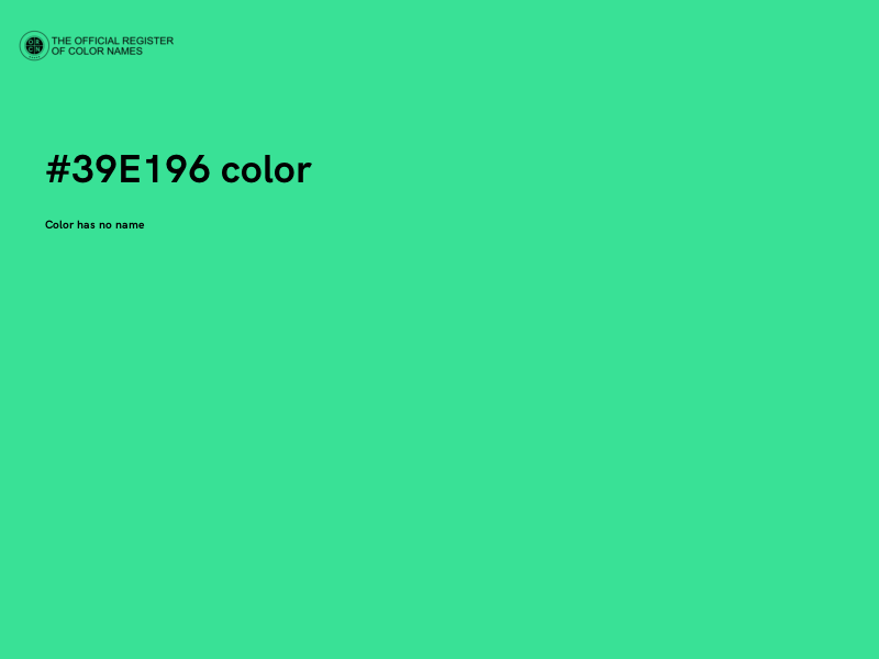 #39E196 color image