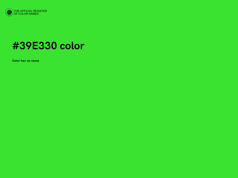 #39E330 color image