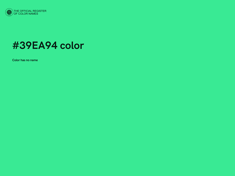 #39EA94 color image