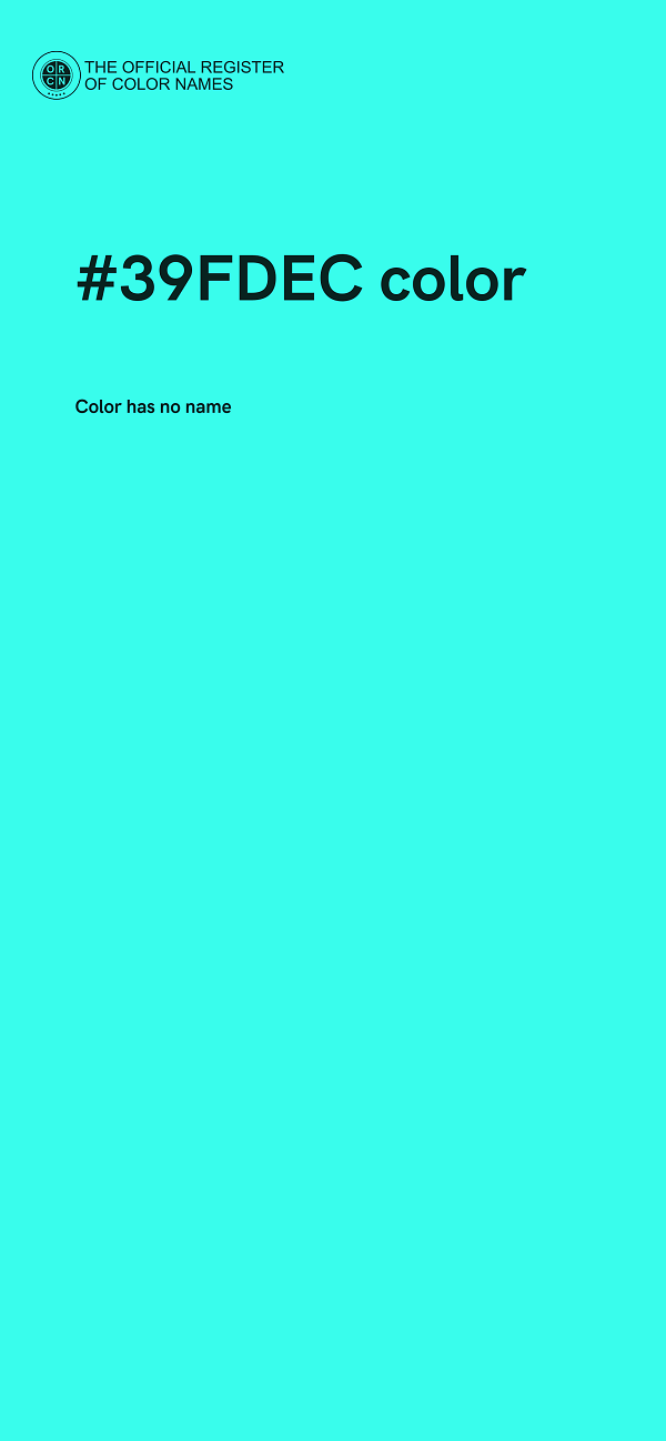 #39FDEC color image