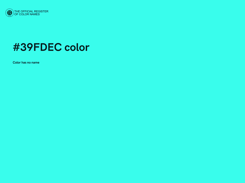 #39FDEC color image