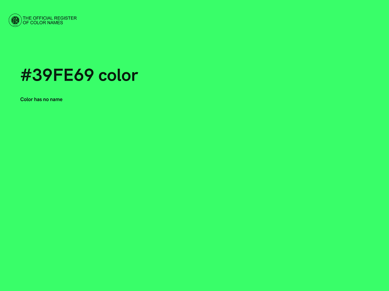 #39FE69 color image