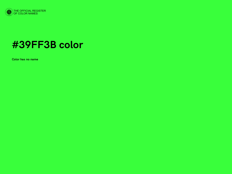#39FF3B color image