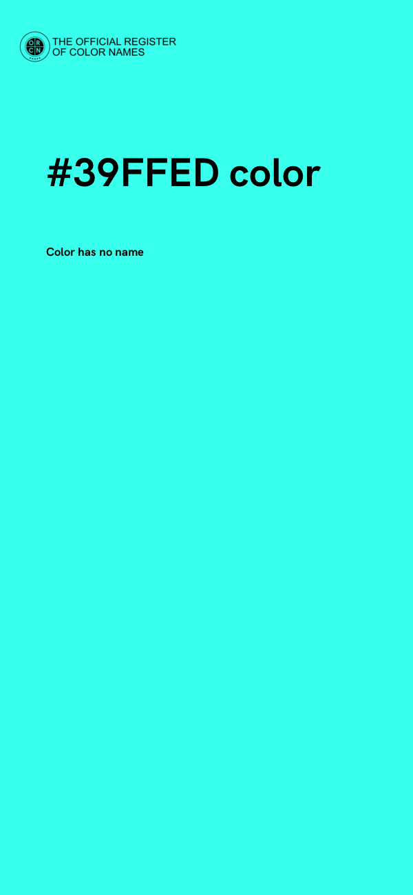 #39FFED color image
