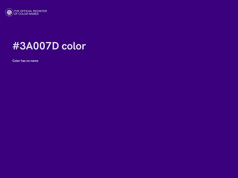 #3A007D color image