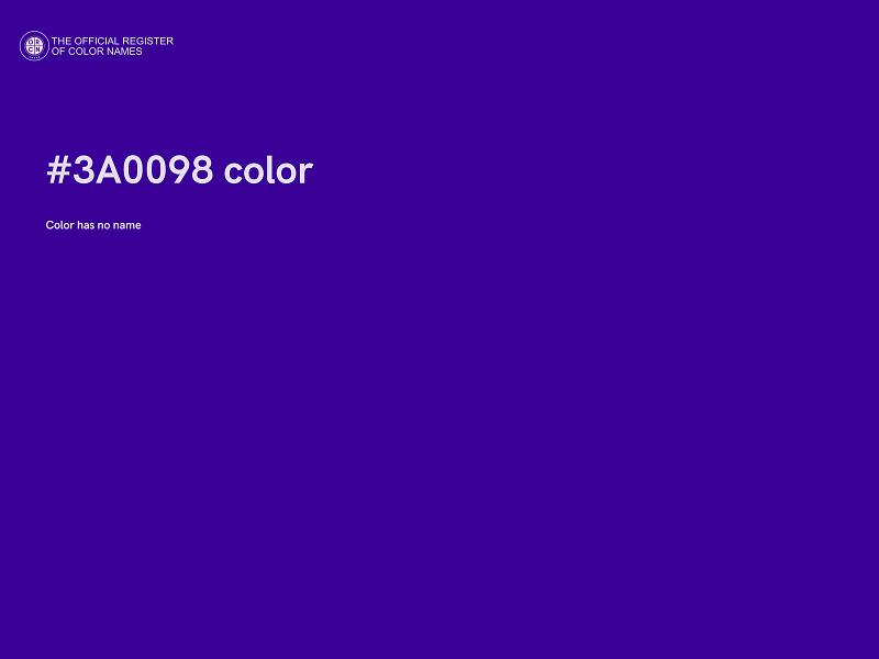 #3A0098 color image