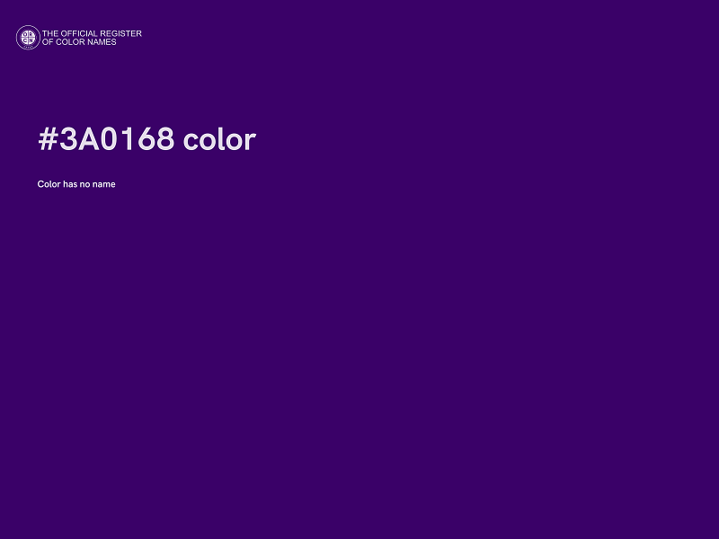 #3A0168 color image