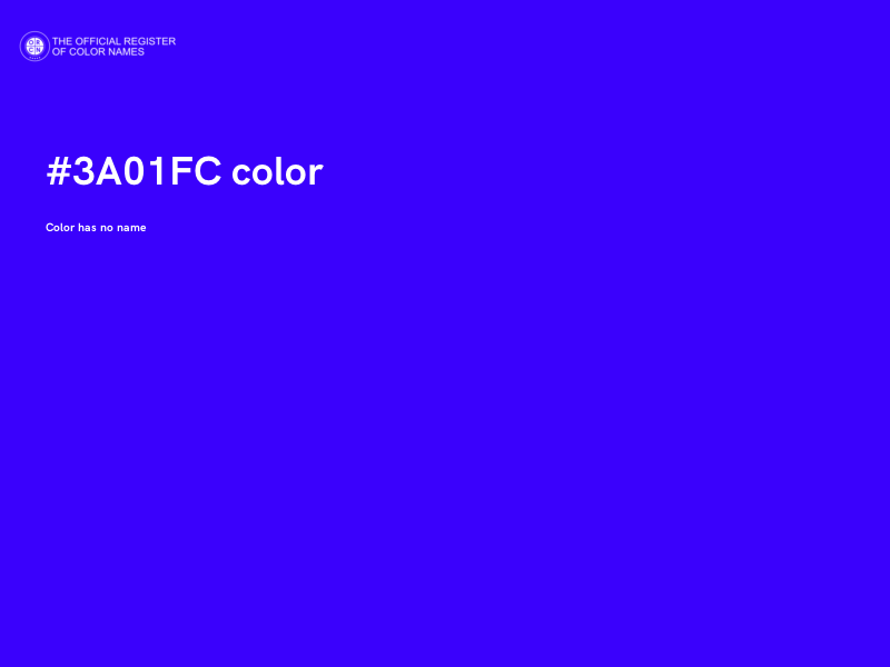 #3A01FC color image