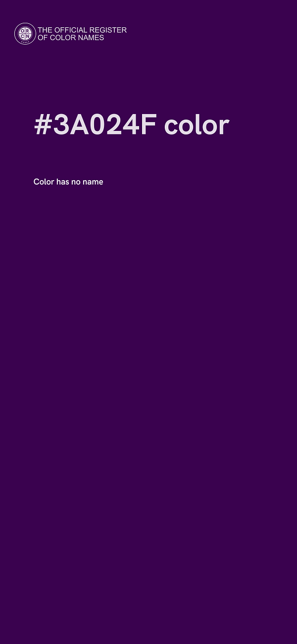 #3A024F color image
