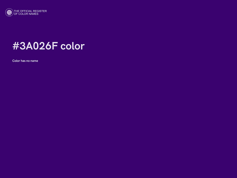 #3A026F color image