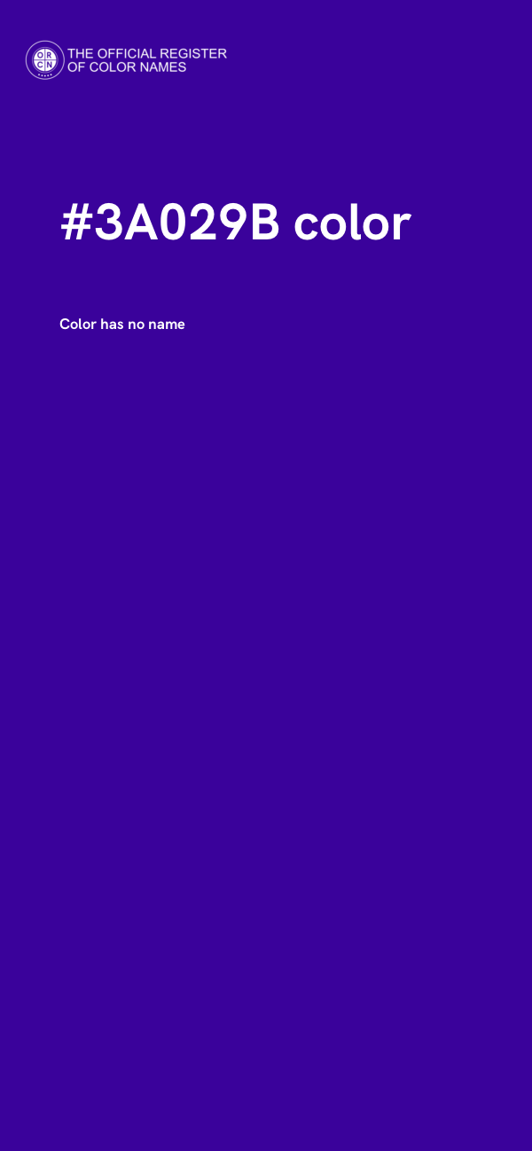 #3A029B color image