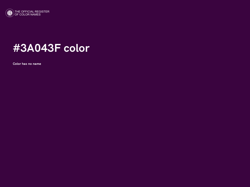#3A043F color image