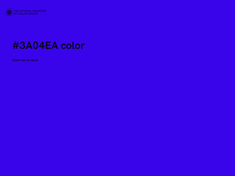 #3A04EA color image